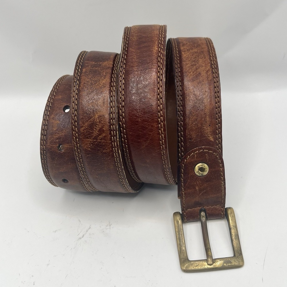 VTG The Bridge Il Ponte Pelletteria Italian Leather Belt 100-115cm Brown No KEEP